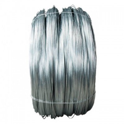 3.5mm-5.5mm Iron Wire Hot Dipped Zinc Coated For Garden Metal Trellis Electro Galvanized Binding Wire Flat Wire Cutting Cn;zhe